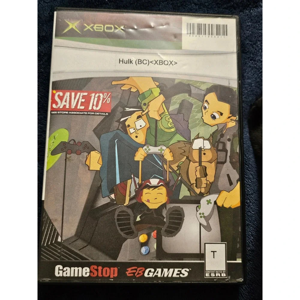 Hulk Microsoft Xbox 2003 Marvel Video Game Original Xbox OG Smash Action T Rated